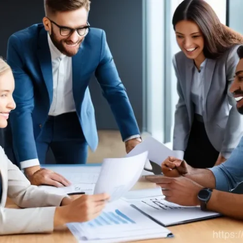 규제 업무 관련 커뮤니티 추천 - **Prompt 1: Collaborative Regulatory Relief**
    "A diverse group of five professional adults (men ...